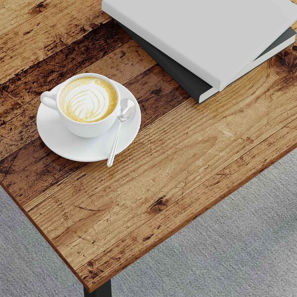 vidaXL Масичка за кафе Старо дърво 60 x 30 x 36 cm Инженерно дърво