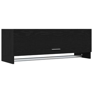 vidaXL Гардероб Черния дъб 100 x 32,5 x 35 cm Инженерно дърво