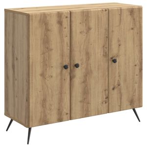 vidaXL Служебен шкаф Дъб артизан 89 x 34,5 x 80 см Инженерна дървесина