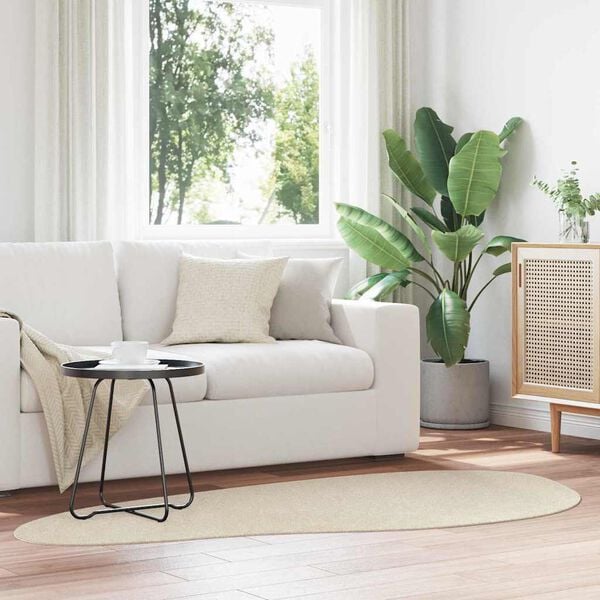 vidaXL Килими за помещение HUARTE Бежово 100 x 200 cm Полиестер