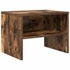 vidaXL Нощно шкафче, опушен дъб, 40x30x30 см, инженерно дърво