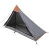 vidaXL Палатка за туристическа раница Сив и оранжев 222 x 85 x 125 см