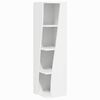 vidaXL Ъглов шкаф 27,5x27x102см Инженерна дървесина