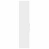 vidaXL Висок шкаф, бял, 30x42,5x185 см, инженерно дърво