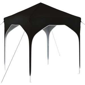 vidaXL Поп-ъп парти палатка 194 x 194 x 245 см Черно