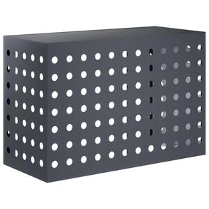 vidaXL Покритие за климатик Антрацит 90 x 40 x 60 см Стомана