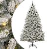 vidaXL С изкуствено коледно дърво 270 cm 300 LED светодиода Топло бяло