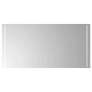 vidaXL LED огледало за баня Прозрачен 80 x 40 cm закалено стъкло