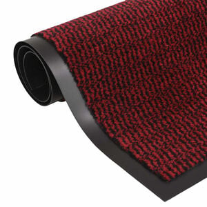 vidaXL Изтривалка, тъфтинг, 60x150 см, червена