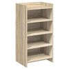 vidaXL Шкаф за обувки Дъб сонома 48 x 36 x 92 см Инженерна дървесина