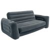 Intex Разтегателен диван 203x231x66 см тъмносив