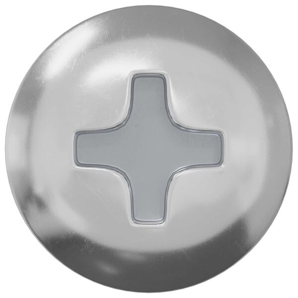 vidaXL Самонарезен гвоздей 2 pcs Цинковано 4 x 25 мм Стомана