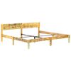 vidaXL Рамка за легло, регенерирано дърво масив, 200x200 cм