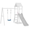 vidaXL Детски люлки с въжета, 2 бр, сини, 37x15 см, полиетилен
