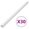 vidaXL Кабелен канал 100x60 мм 30 м PVC