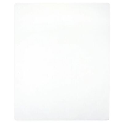 vidaXL Чаршаф с ластик, бял, 160x200 см, памук