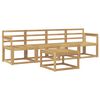 vidaXL Комплект дивани за открито 5 pcs Бяло 59 x 59 x 37 см