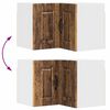 vidaXL Кухненски шкаф Старо дърво 57 x 57 x 40 см Инженерно дърво