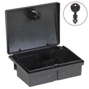 vidaXL Капани за мишки, 5 бр., черни, 13x10x4 см