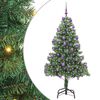 vidaXL Коледно дърво Зелен 210 cm ПВЦ