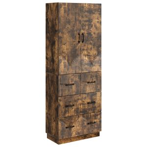 vidaXL Комплект шкафове 2 бр. 66 x 34,5 x 87 см Инженерна дървесина