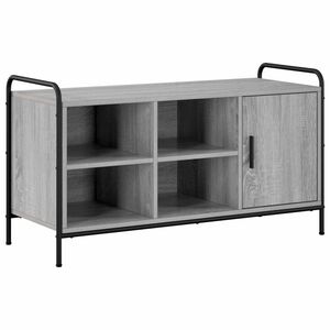vidaXL Шкаф за обувки 100 x 39,5 x 55,5 см Инженерна дървесина