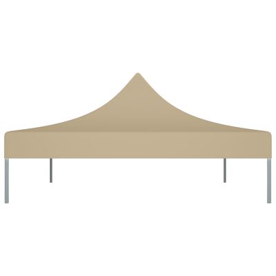 vidaXL Покривало за парти шатра, 4,5x3 м, бежово, 270 г/м²