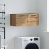 vidaXL Стенен шкаф дъб артизан 80 x 36.5 x 35 cm Инженерно дърво