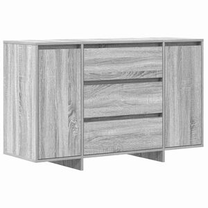 vidaXL Служебен шкаф Сив Сонома 120 x 41 x 75 см Инженерна дървесина
