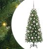 vidaXL С изкуствено коледно дърво Зелен 120 cm PE и PVC