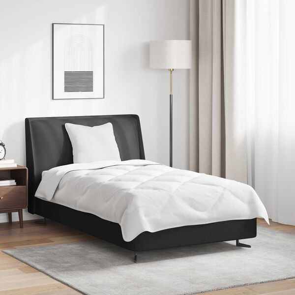 vidaXL Завивка с възглавница 2 pcs Бяло Микрофибър