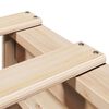 vidaXL Рамка за легло без матрак 200x200 см масивна чамова дървесина