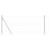 vidaXL Стълб за ограда. Галванизирана 50 x 1 m Стомана