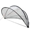 vidaXL Купол за басейн 336 x 322 x 160 см ПВЦ Прозрачен