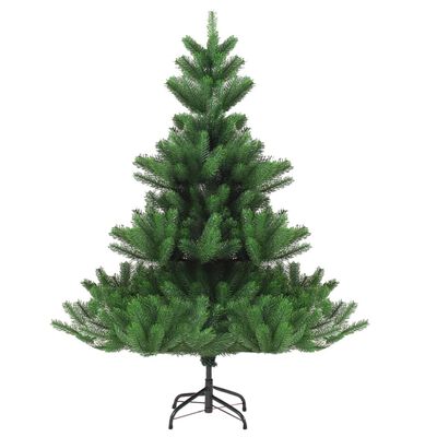 vidaXL Изкуствена нордманска елха, зелена, 120 см