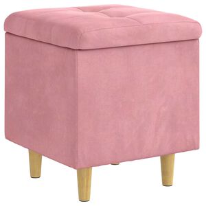 vidaXL О1434томан с място за съхранение 40 x 40 x 45 cm Кадифе
