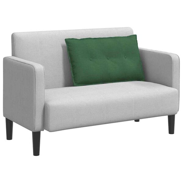 vidaXL Възглавница за гръб Джунглово зелено 80 x 50 cm Кордюрова тъкан