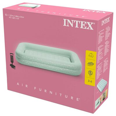 Intex Надуваемо легло "Kidz Travel Bed Set" 107x168x25 см 66810NP