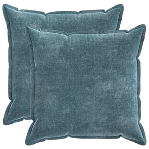 vidaXL Калъфка за възглавница 2 pcs HOUTEN Синьо 60 x 60 cm