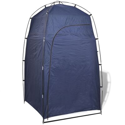 vidaXL Палатка за душ/WC/преобличане, синя