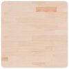 vidaXL Квадратен плот за маса, 60x60x1,5 см, необработен дъб масив