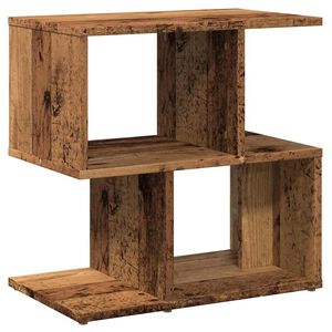 vidaXL Нощно шкафче от старо дърво 50x30x51,5 cm Инженерна дървесина