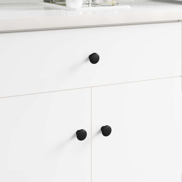 vidaXL Дръжка 2 pcs Черно &Oslash;30 мм Алуминий