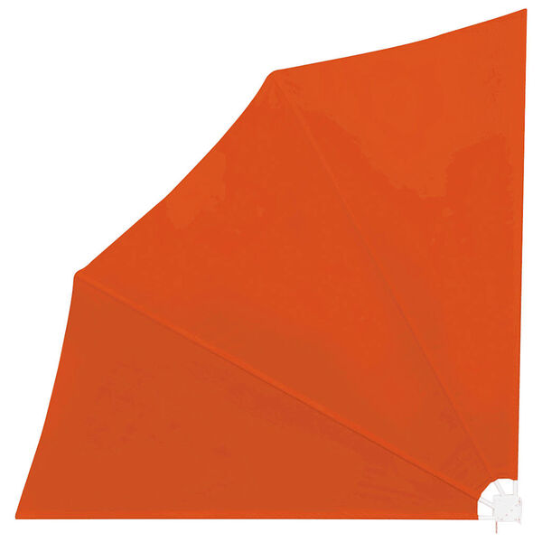 vidaXL Сгъваема странична тента за балкон, теракота, 140x140 см