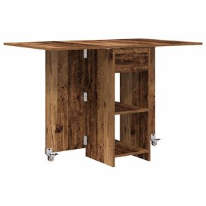 vidaXL Маса за хранене 115 x 70 x 75 см Инженерна дървесина