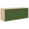 vidaXL Стенен телевизионен шкаф GELEEN 102 x 33 x 40 см Дъб сонома