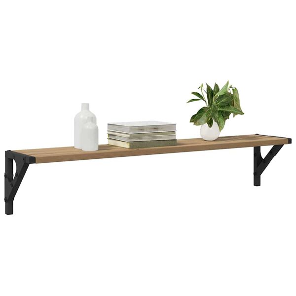 vidaXL Стени за рафтове 2 pcs Дъб 80 x 15 x 15,5 cm Инженерно дърво