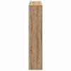 vidaXL Библиотека, дъб артизан, 137,5x29x137,5 см, инженерно дърво
