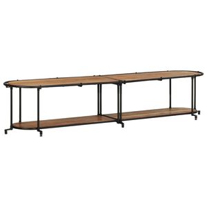 vidaXL ТВ шкаф, 200x42x40 см, масивно акациево дърво