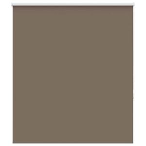 vidaXL Ролетна щора, затъмняваща, кафява, 125x175 см, ширина на плата 121,6 см, полиестер